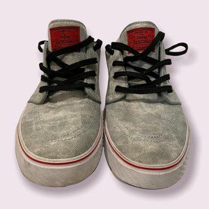 Nike Zoom Stefan Janoski Canvas Premium SB QS Wolf Grey/Black-White-University R